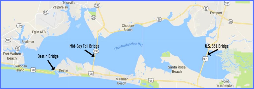map of Destin FL