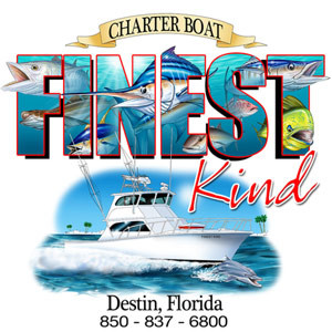 old charter fishing logo