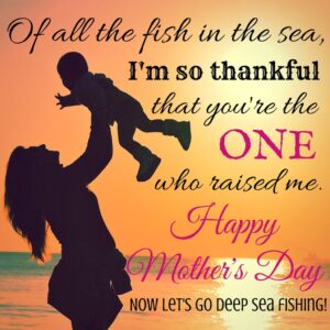 mothers day deep sea fishing ad