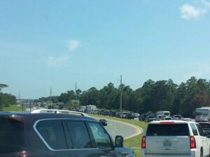 line of traffic in florida